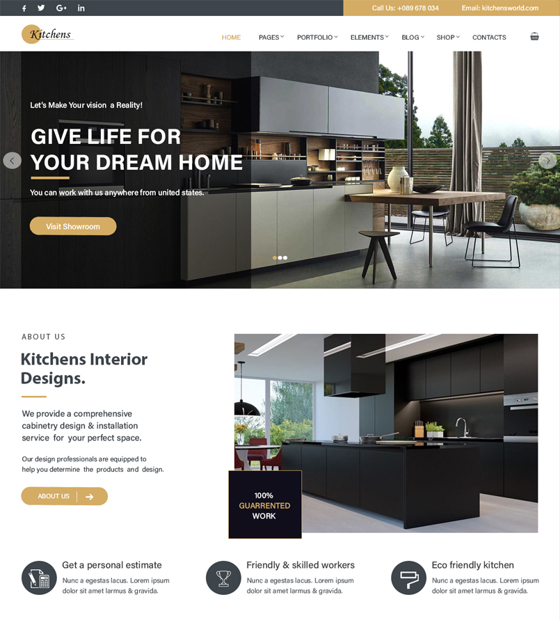 Kitchen Decor Wordpress Theme
